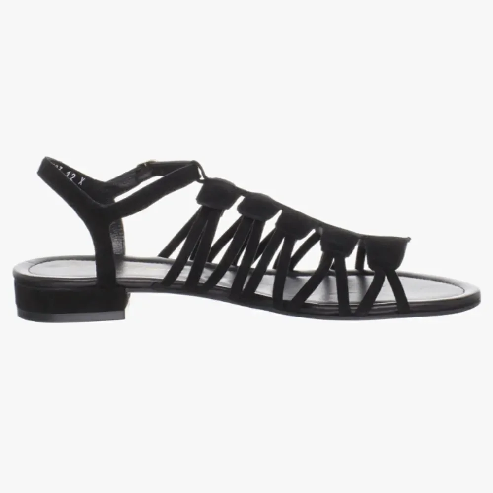 ROBERT CLERGERIE Black Suede Sandals